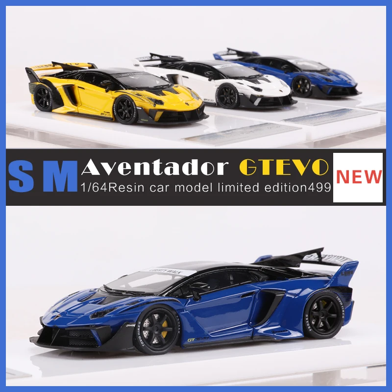 Scale Mini 1:64 Aventador LP700 GTEVO Resin Car Model Limited Edition 499