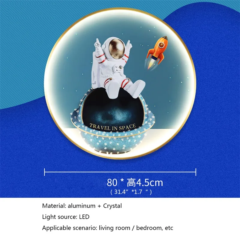 TYLA Indoor Wall Lamps Fixtures LED Luxury Mural Modern Creative Light Sconces for Home Bedroom