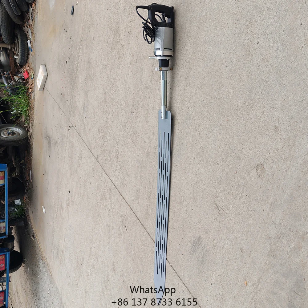 Handheld Concrete Vibrating Plate With Engine 220V 980W 1 Year Warranty-Bubble Remover