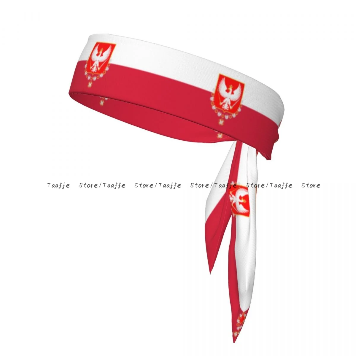 

Sports Headband Head Tie Flag Of The Kingdom Of Poland Bandana Sweatbands Yoga Tennis Headwrap for adult