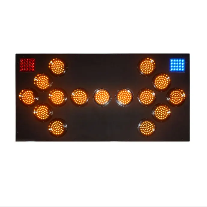 Traffic LED Arrow Warning Light Duty Heavy Duty Aluminum Truck Mounting Arrow Flashing Signal Signage