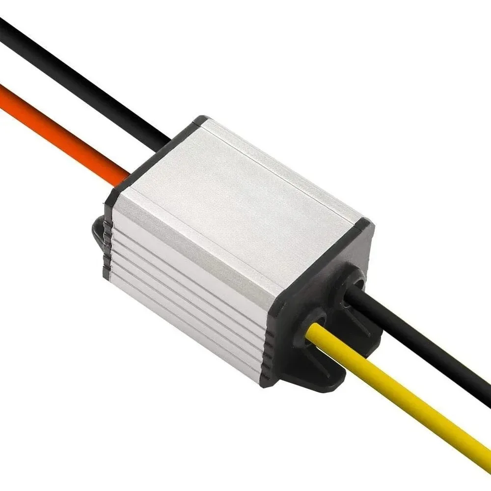 DC 12V Step Down To 5V 6V 3A Converter Buck Voltage Regulator 8-22V to 3-15V Power Supply Module Compatible For Car Truck Camera