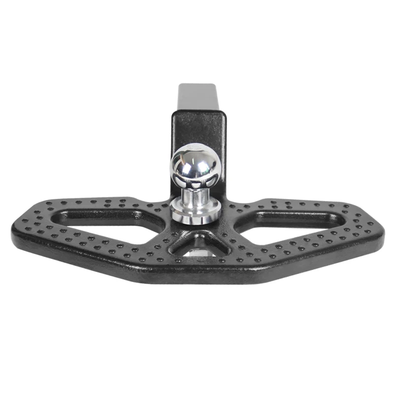 2inch Receiver for Rear Bumper Trailer Hitch Foot Pedal with 50mm Ball Tow Hook Refit Parts Off-road Car Accessories