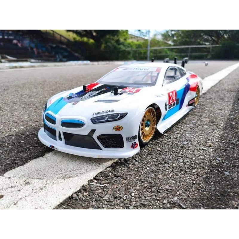 TC088 1/10 M8 GTE RC Drift Body 257mm Tamiya TT01 TT02 Kyosho