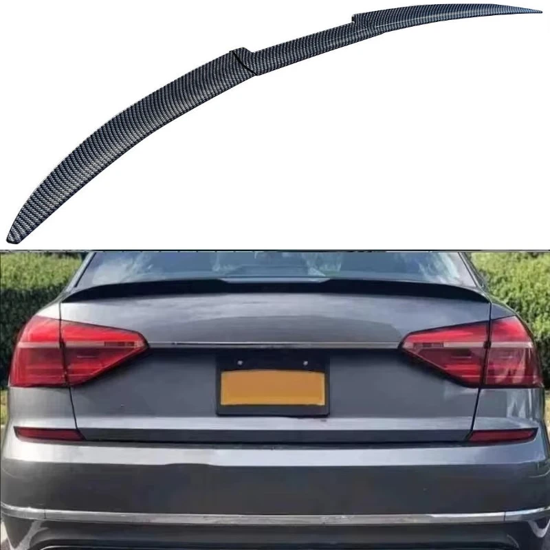 Rear Trunk Lip Spoiler Roof Tail Wing Adjustable For C-hevy Cruze 2010-2016 Deflector Splitter Diffuser Body Kit Black