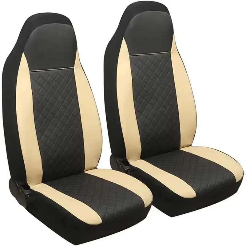 High Quality High Back Front Bucket Seat Covers Universal For Car Truck SUV Pickup