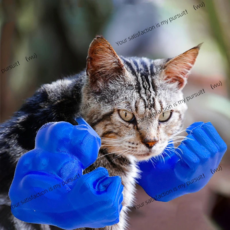 Cat Muscle Arm 3D Printing Neck Arm Fun Pet Role-playing Halloween Party Supplies Clothing Accessories