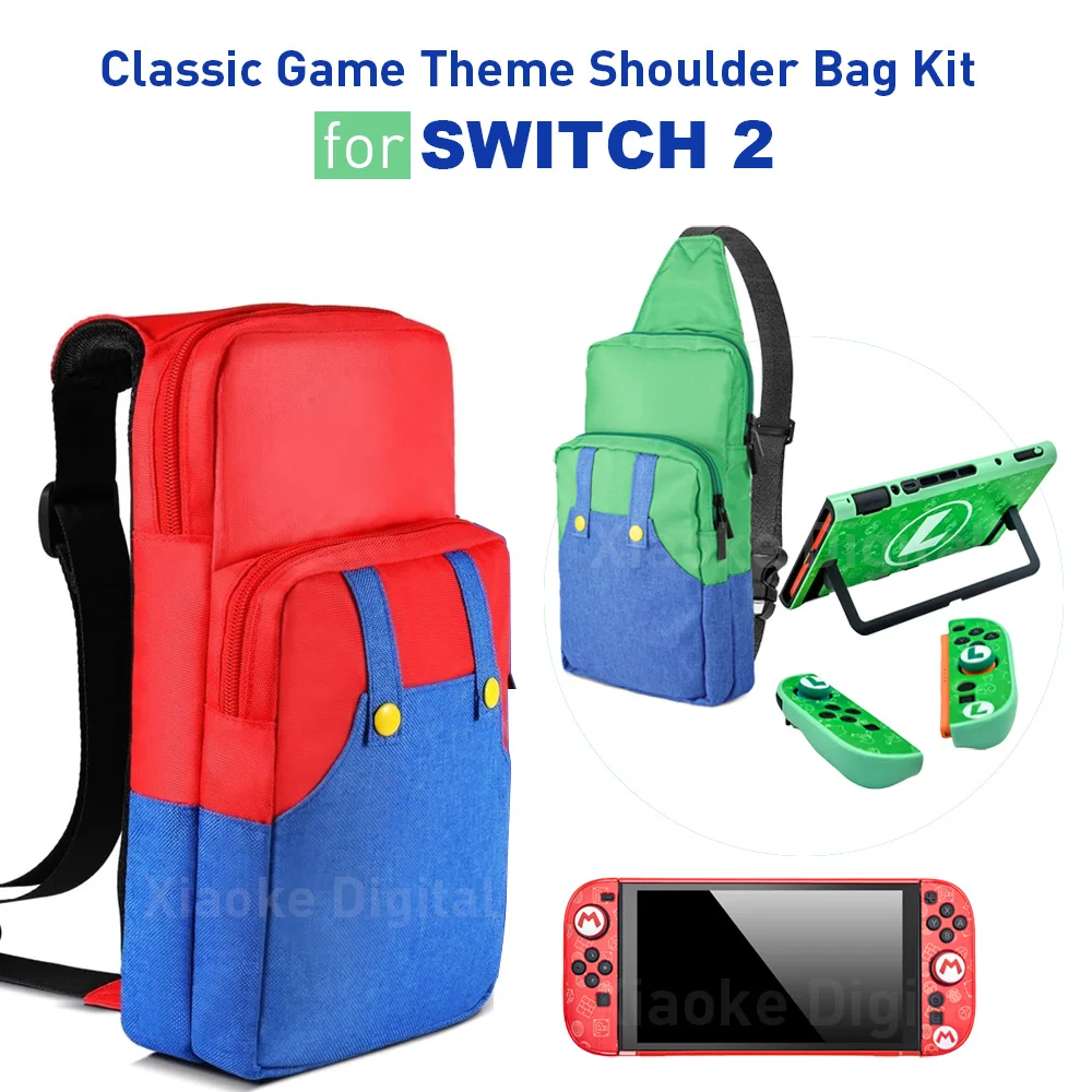Sac de transport de voyage classique pour NS Switch 2, sac à bandoulière Portable, étui de protection pour NS Switch 2, accessoires de jeu, 2025