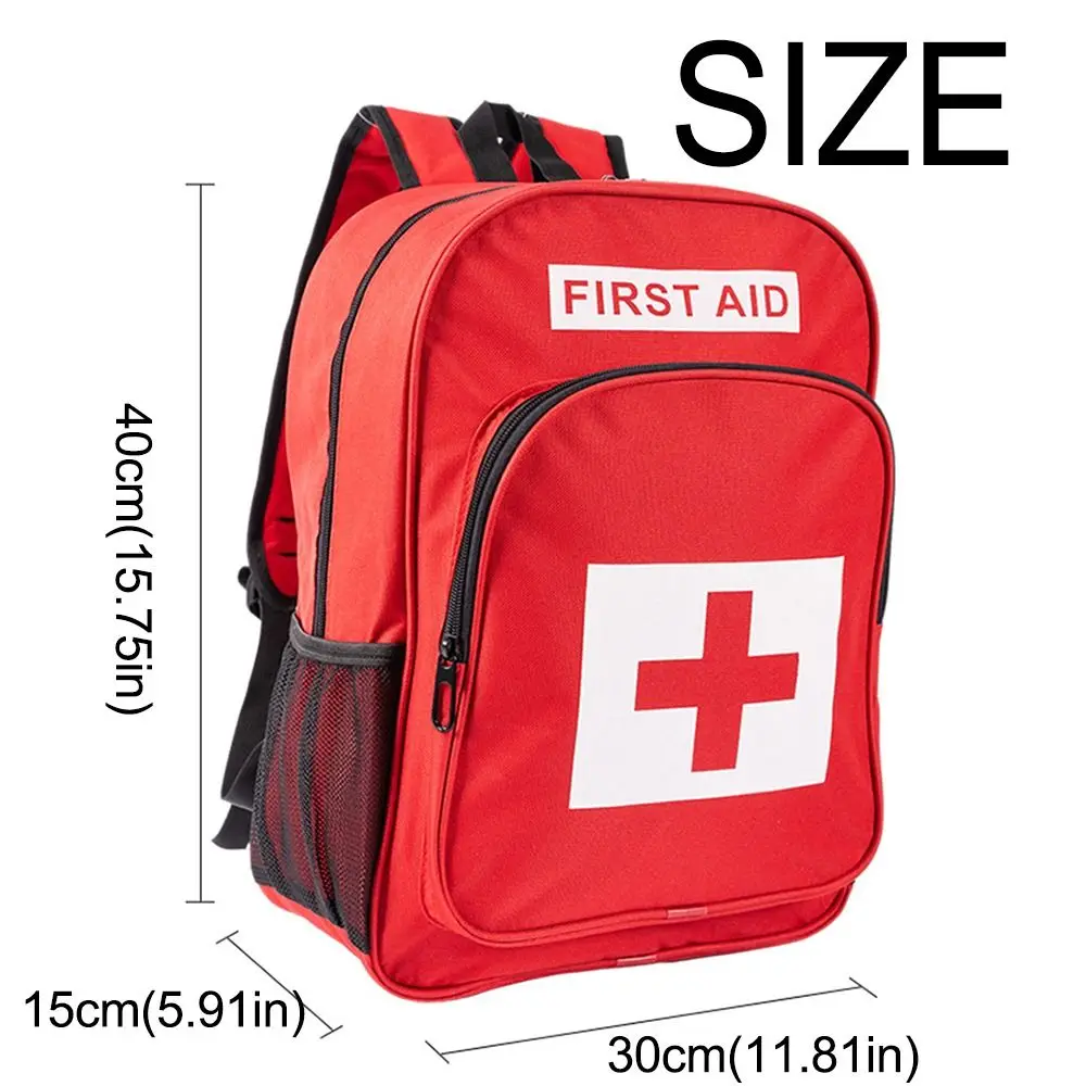 Zaino vuoto per medicinali di emergenza Borse di salvataggio all'aperto di grande capacità antigraffio Durevole e resistente all'usura