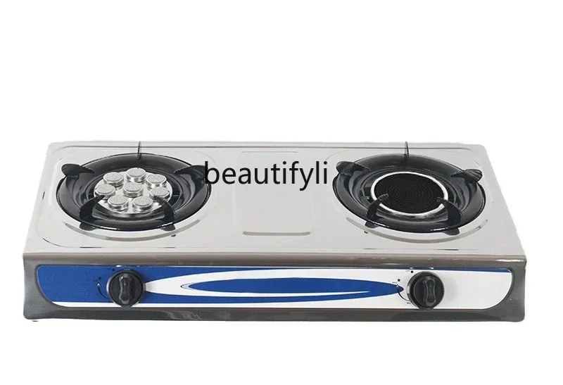 

smt61 Double head gas stove infrared octagonal stove desktop gas stove commercial kitchen utensils wholesale
