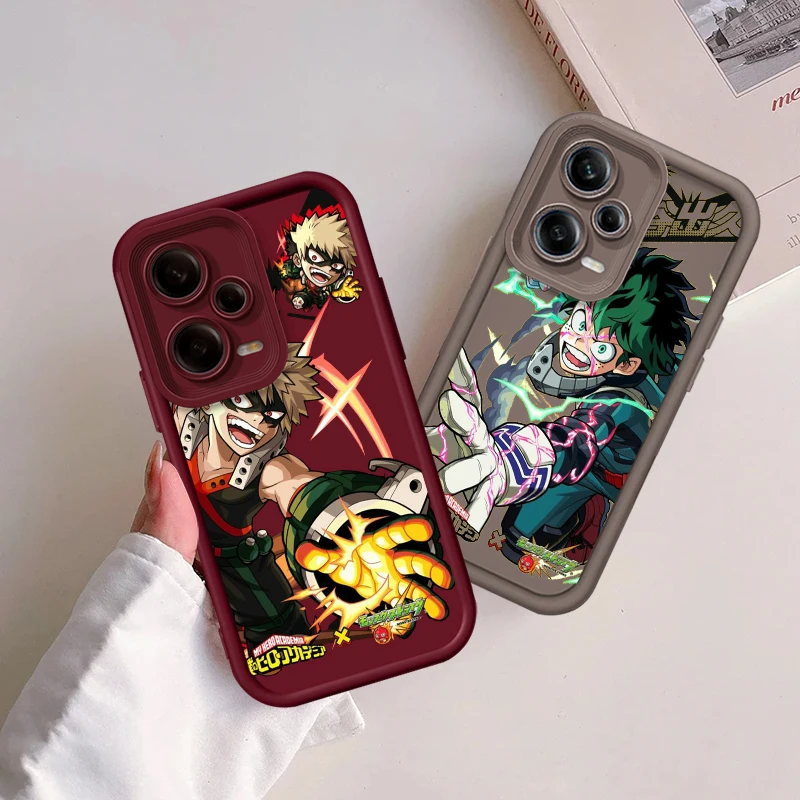 M-My Hero Academia Art Anime Eye Ladder For Xiaomi Redmi Note 13 12 12C 11 11S 10 10C 10A 9C 9A Pro 5G Back Phone Case