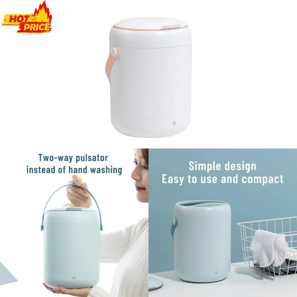 

Portable Washing Machine Mini Underwear Washer Fully Automatic Compact Washer