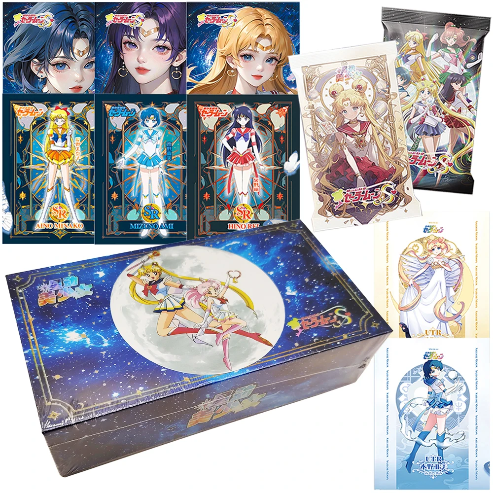 بحار القمر أنيمي الطرفية بطاقة اليابانية السحرية فتاة الإبداعية رائعة إطار الصورة موضوع شخصية بطاقة هدية الكريسماس للأطفال #1