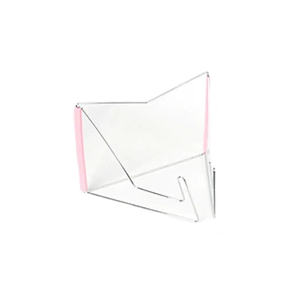 Notebook Reading Holder Foldable Adjustable Angle Stainless Steel Document Base Portable Storage Multifunction Book Stand