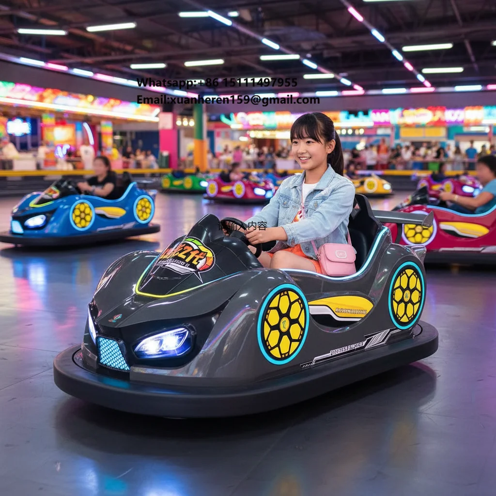 

New Arrival Outdoor Kids Amusement Park Bumper Cars Battery Operated Electric Ride for Parent-Child