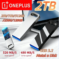 OnePlus 2TB USB 3.2 Flash Drives High Speed Metal Pendrive U Disk Type-C 1TB 512GB Portable SSD Storage PC Phone Data Transfer