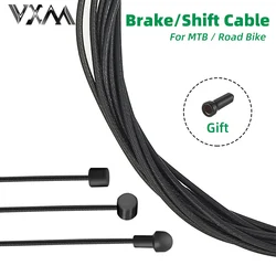 VXM MTB Road Bike 1pc Brake Line 1.7m Derailleur Shift Inner Wire 1.55/2.1m Polytetrafluoroethylene Bicycle Cable