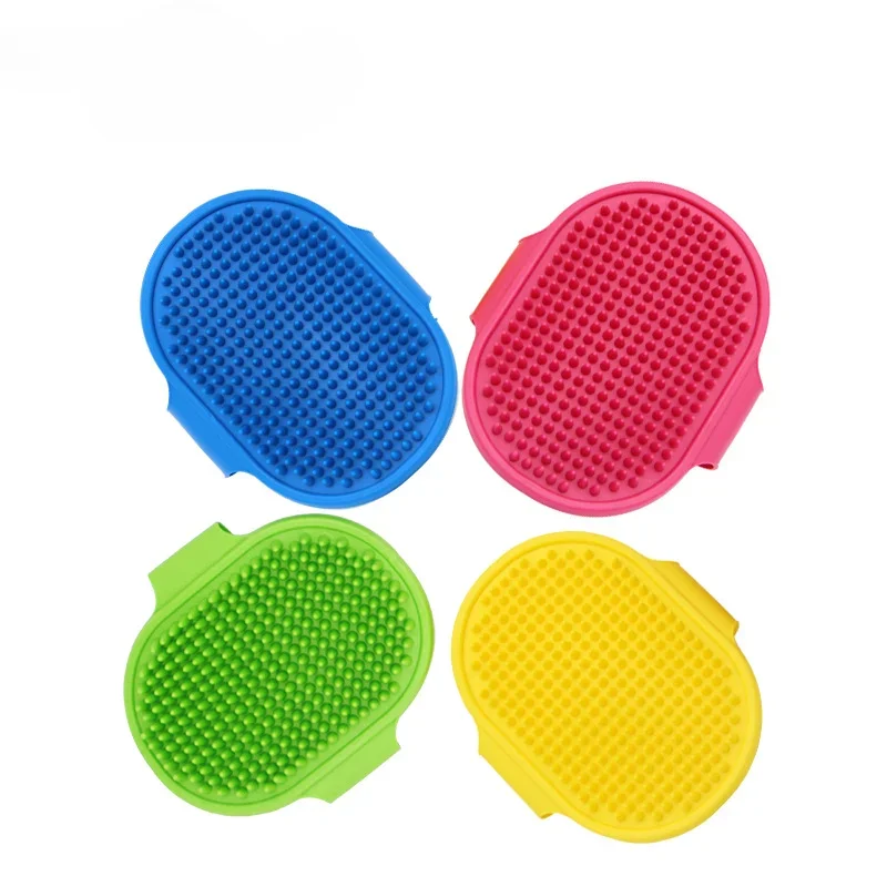 Pet Grooming Brush Cat Dog Detaining Massage Rubber Comb for Long & Short Hair Dog Grooming Gloves Pet Bath Brush Pet Supplies