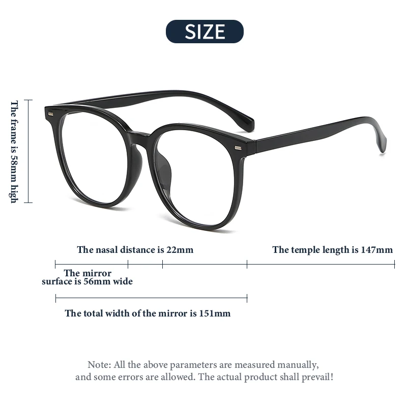 BEAU FIVE 2025 عدسات طبية مخصصة للجنسين عدسات متعددة البؤر تقدمية هندسية عالية الجودة إطارات TR90 1233 #4