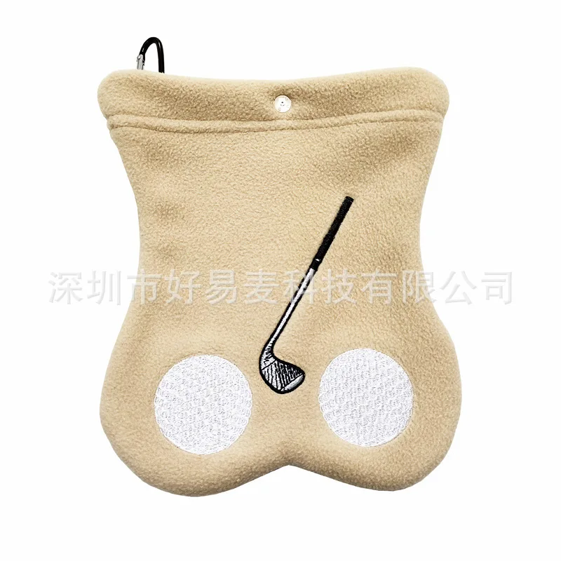 New golf bag protective sleeve double-sided velvet buggy bag ball nail accessories waist hanging bag