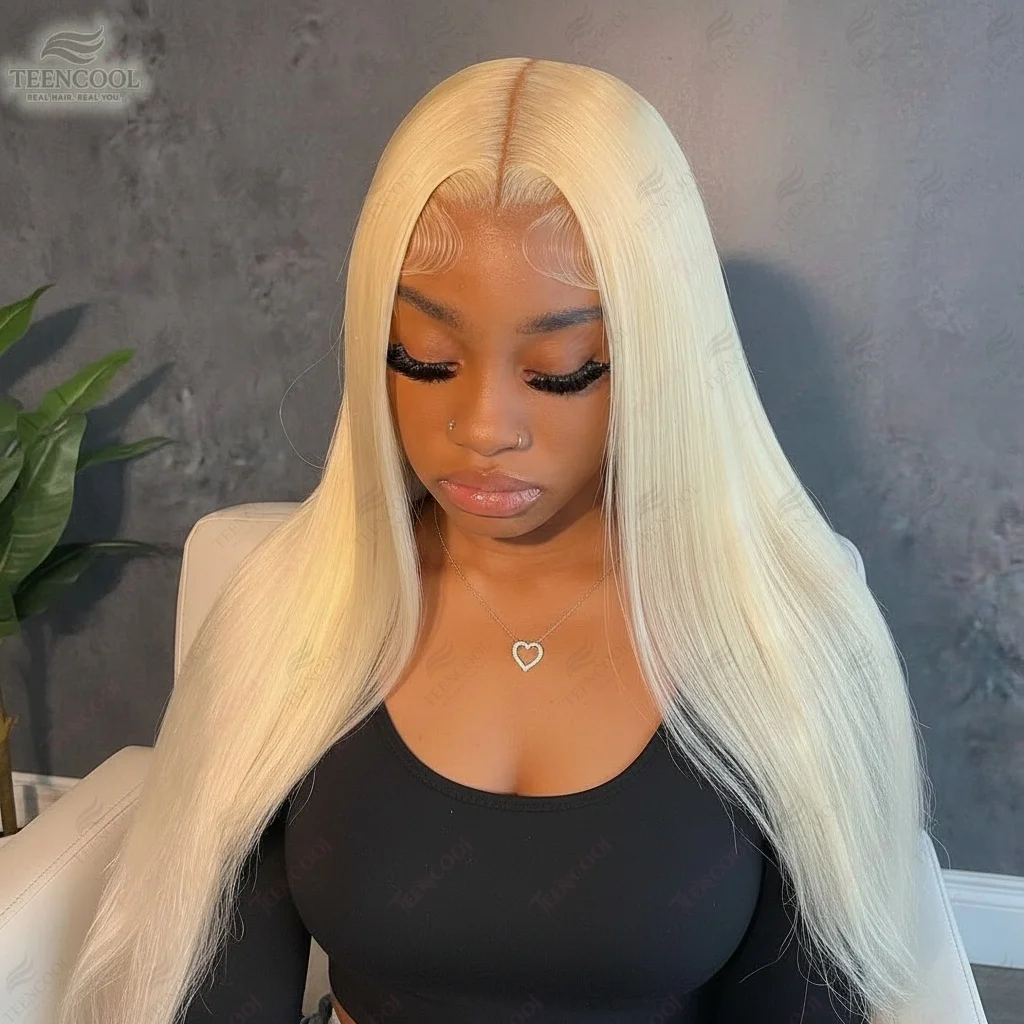 

Парик 613 HD Lace Front из натуральных волос, прозрачное кружево 13x6, 13x4, идеально прямые волосы, предварительно выщипанные, блонд