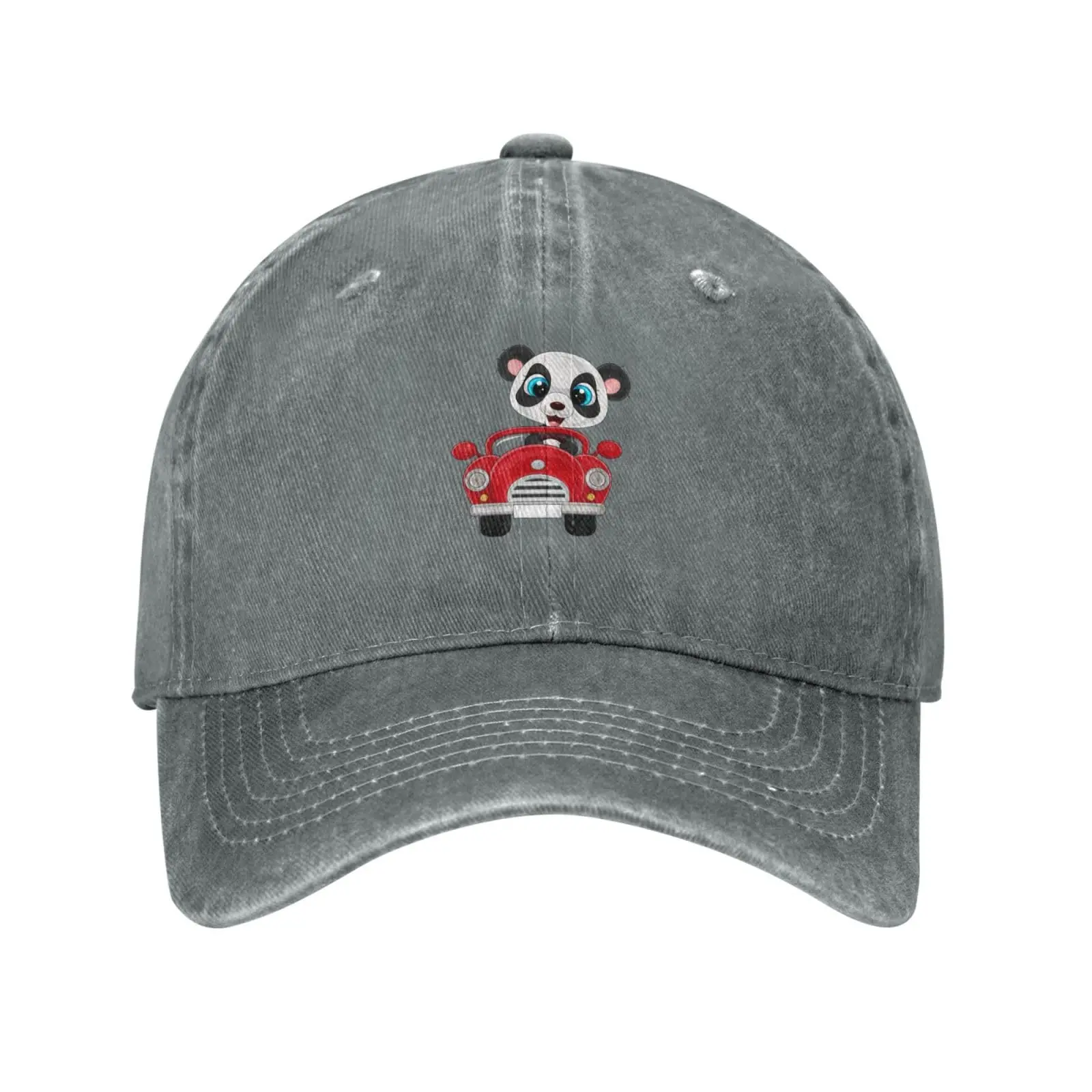 Boné de beisebol Panda dos desenhos animados para homens e mulheres, bonés camionista, chapéu papai, boné snapback jeans, roupa diária, moda