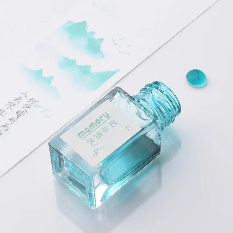 5ml 24 Colors Fountain Pen Ink Non Carbon Based Colorful Gradient Ink for Dip Pen Safe Non Toxic Art School Supplies Stationery