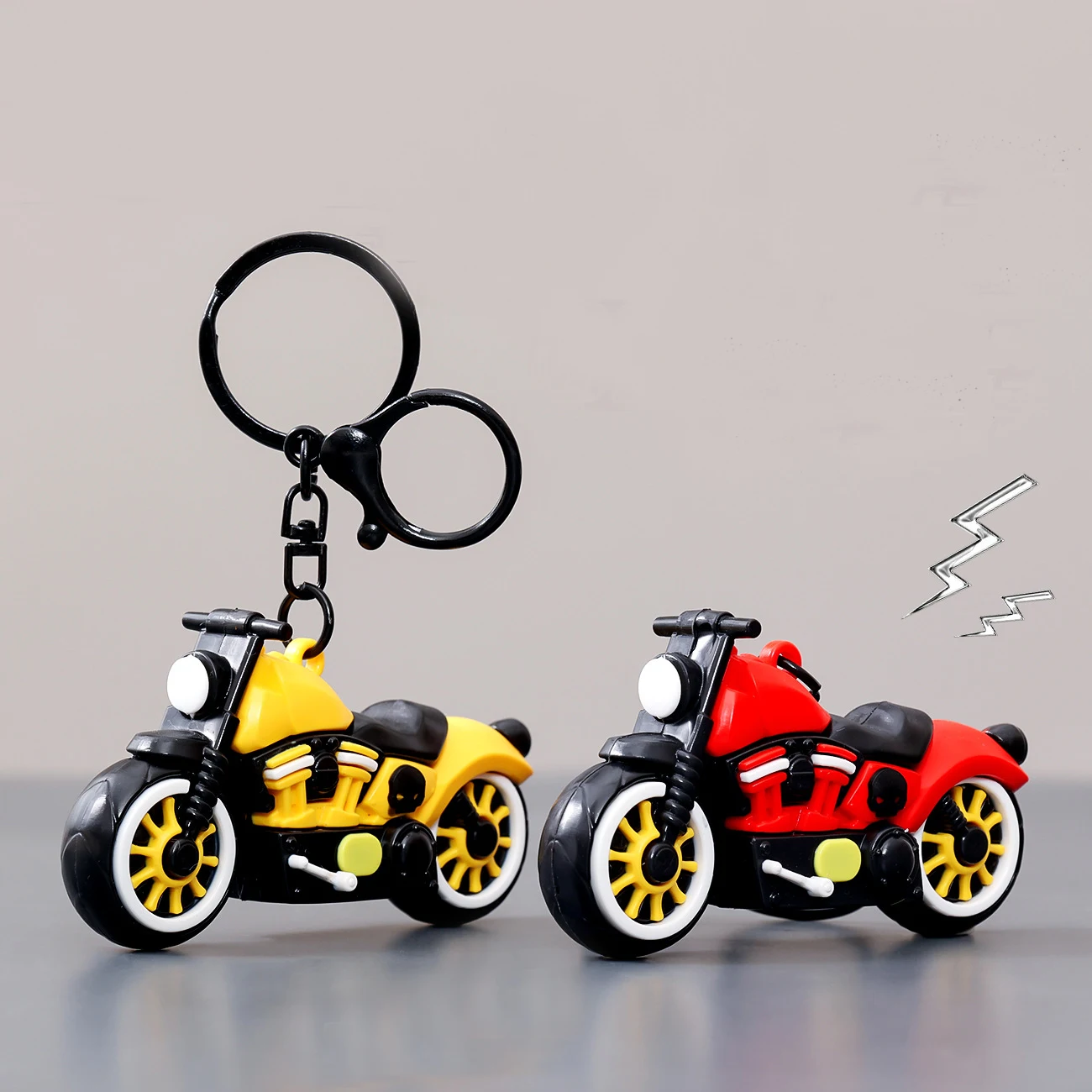 1PC Trendy Cool Motorcycle Bike Keychain with Cool Charm, Decorative Accessory for Keys,Bags & Backpacks Gift
