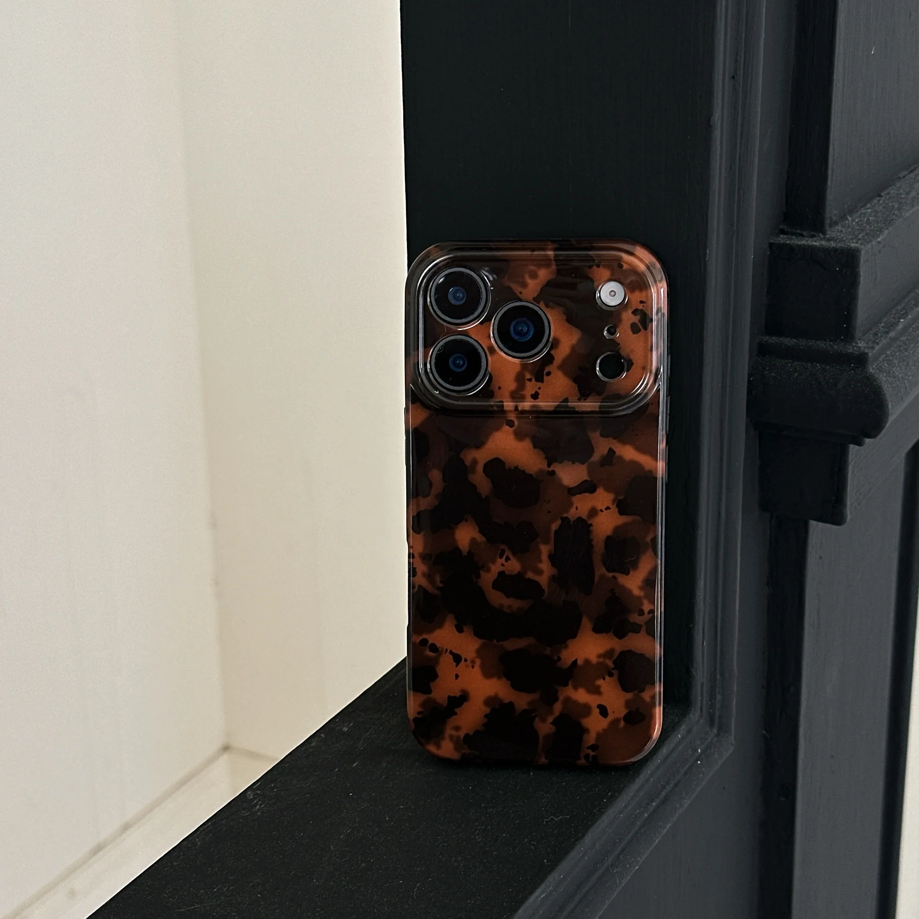 Retro stilvolle bernsteinfarbene Lamber-Muster glänzende Handyhülle für iPhone 17, 16, 15, 14, 13, 12, Pro Max Plus Air – Detail 33