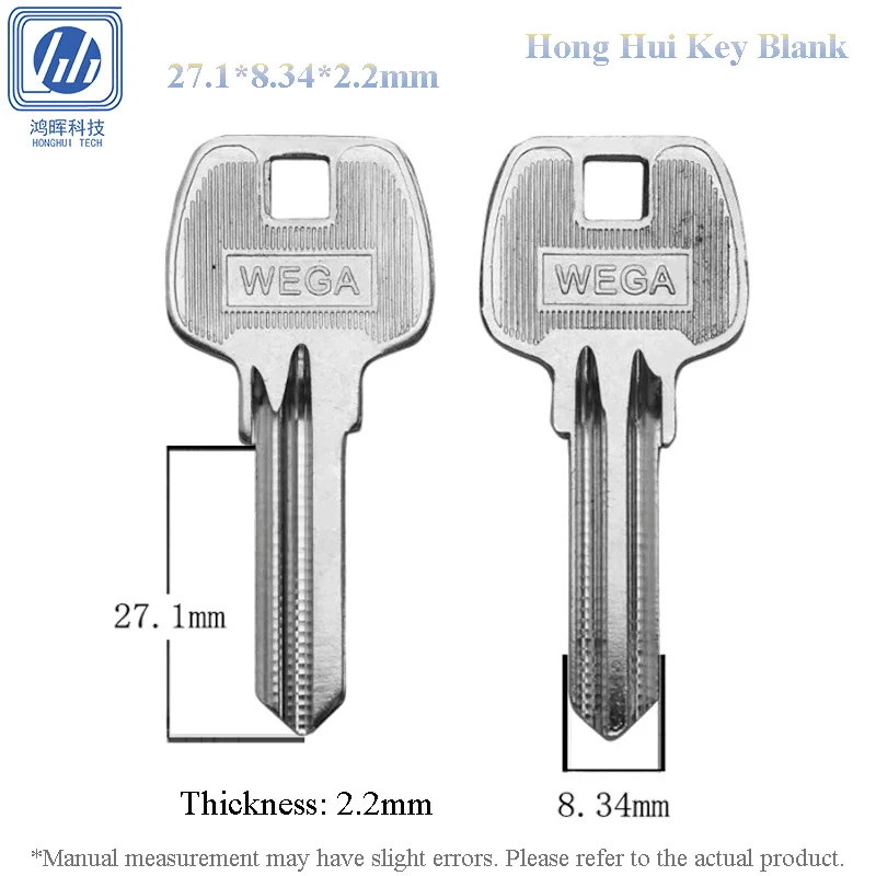 

5-100pcs Brass Key Blank Single Sided Key Blank Square Head Round Groove House Door Key for Knob Lock Locksmith Cutting Machine