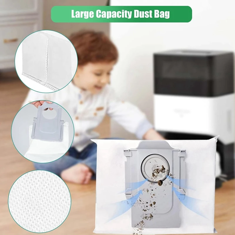 Juego de accesorios para Roborock Q8 Max/Q8 Max +/Q5 Pro, piezas de repuesto para Robot aspirador, bolsas de polvo para cepillo principal