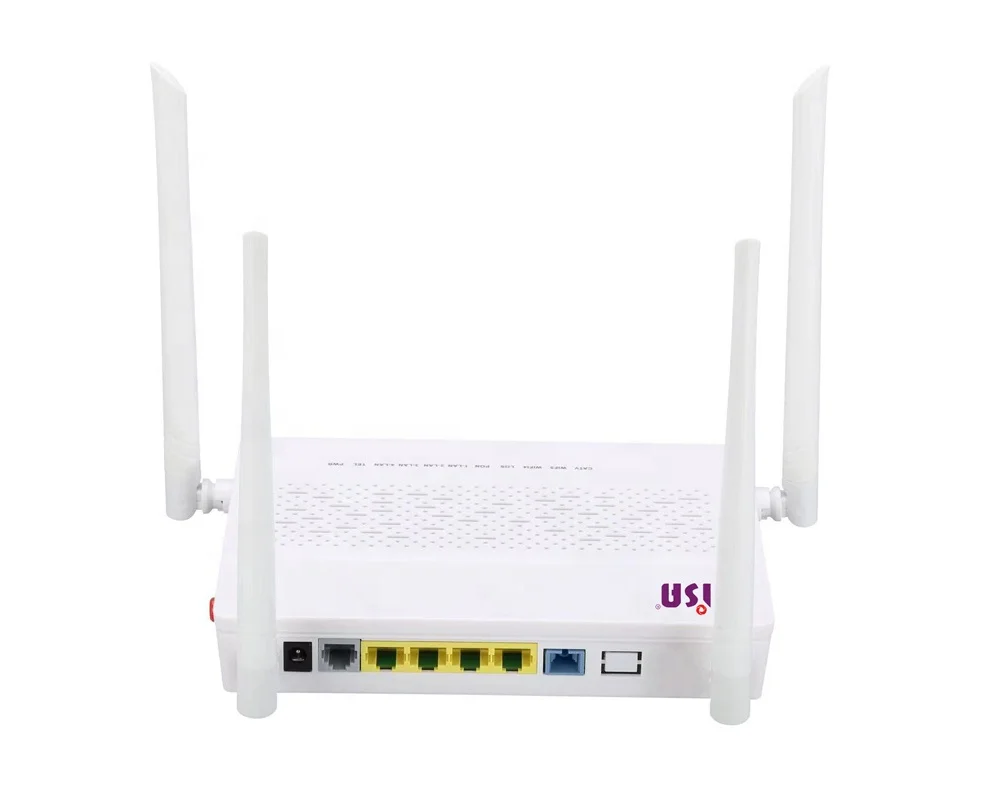 

XPON Dual Band ONT 2,4G 5G 4GE + 1Tel + 1USB волоконный модем 802.11ac Wifi GPON ONU FTTH