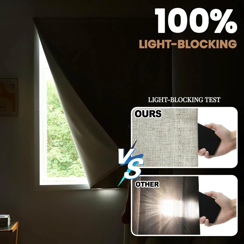 Magic Window Insulation Cover, Thick Thermal No Drilling Blackout Curtain, Heat Blocking Sun Protection Privacy Panel for Home