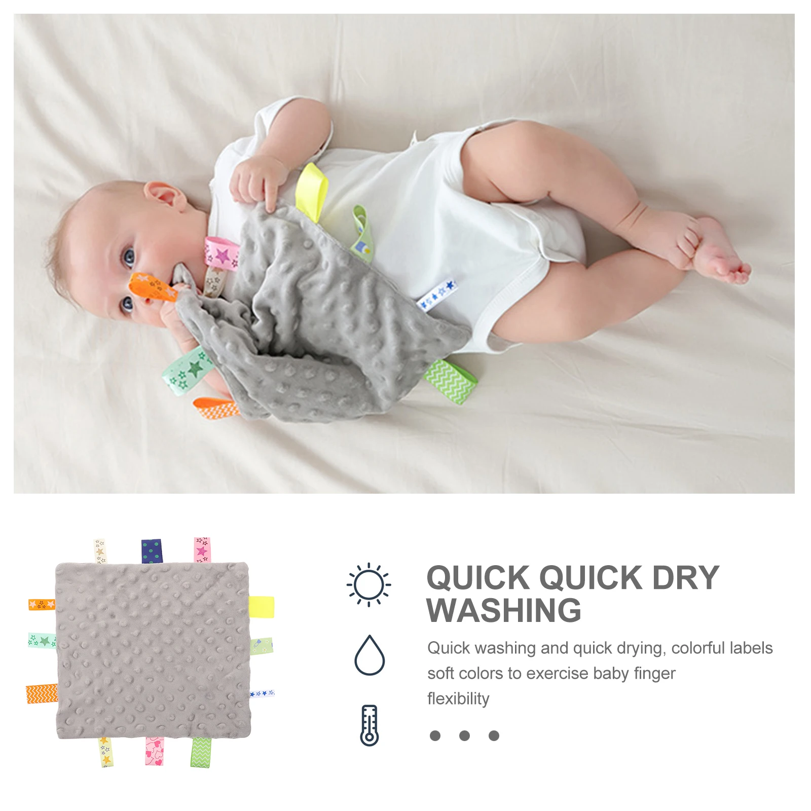 

Baby Towels for Newborn Soothing Saliva Toy Infant Chewing Toys Soothers Newborns Child
