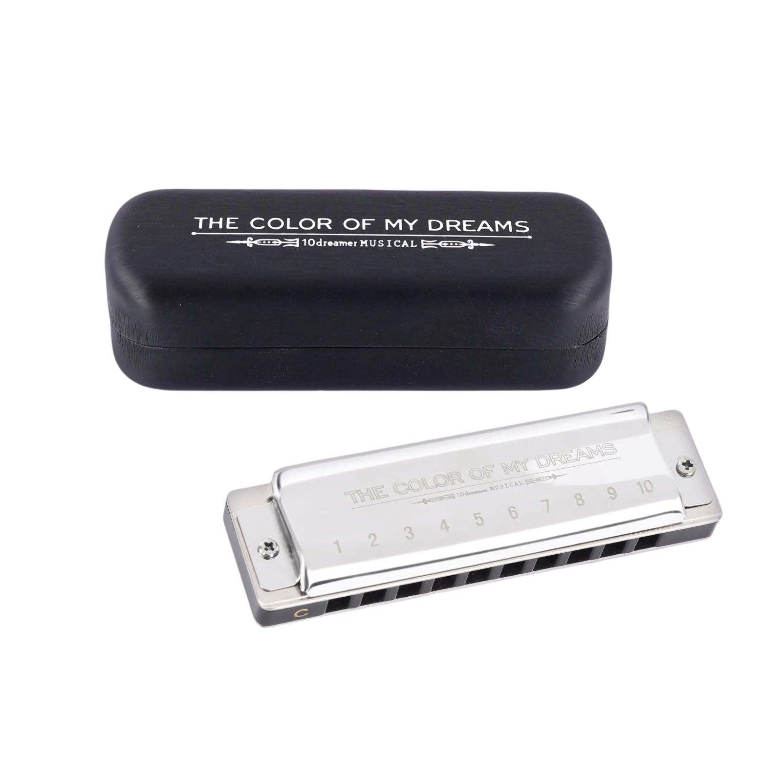 

Diatonic Blues Harmonica,10 Hole Harmonica 12 Keys,Phosphor Bronze Blues Harmonica for Professionals,Children,Beginners Gift