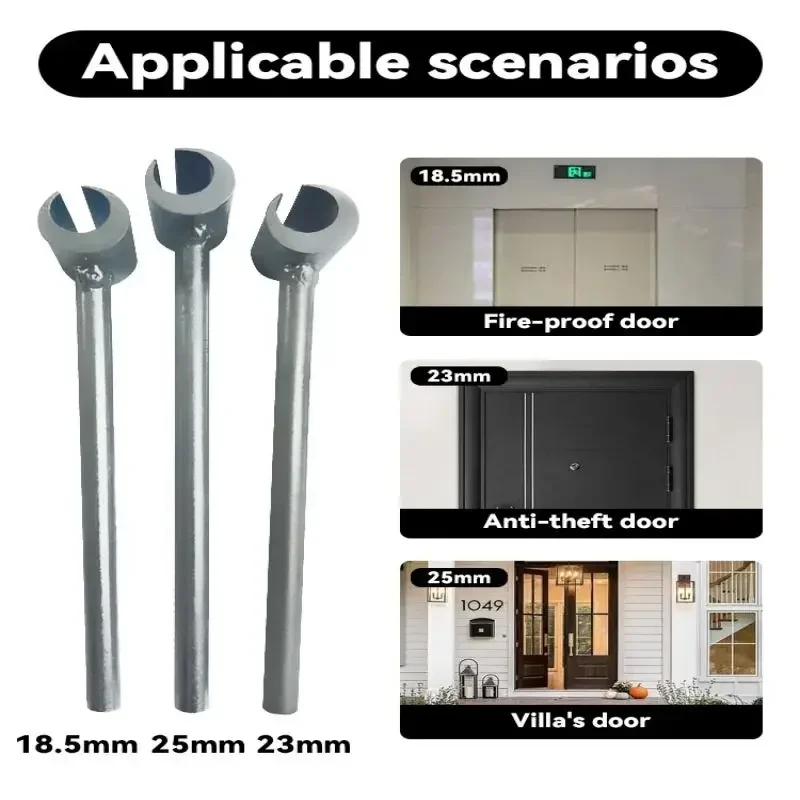 19/23/25mm Hinges Gap Adjusting Wrench Spanner Key for Round Bolt  Adjustable Wrench Tool Door Hinge Repair Spanner