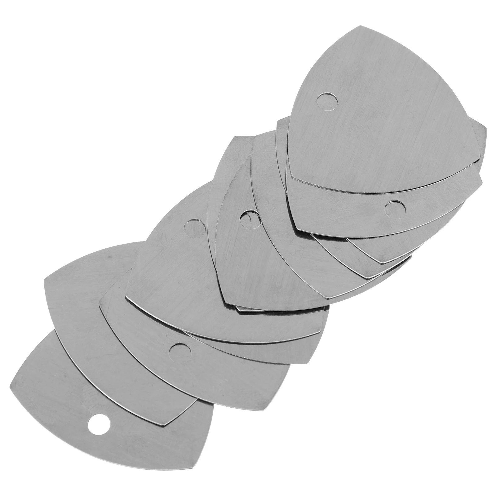 

Stainless Steel Guitar Picks Bass Plectrums Smooth Surface Easy Operation Musical Supplies Fingertip Guards Practice Tools