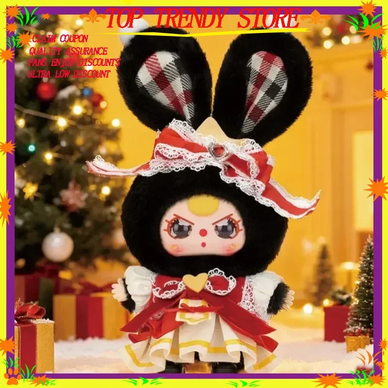 Подлинная детская три рождественские серии, виниловая плюшевая слепая коробка, модная коллекция игрушек, подарок ручной работы на день рождения, 2024, осень-зима для женщин