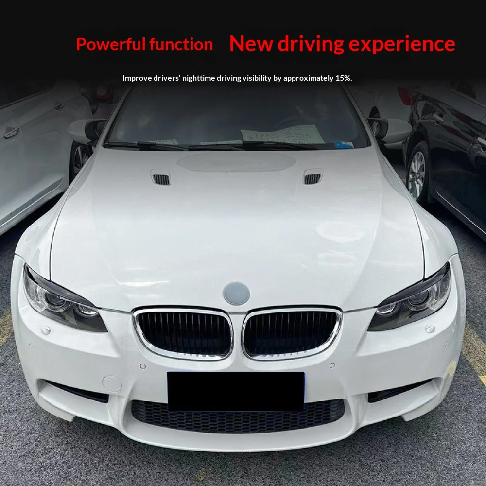 Applicable to 2005-2012 BMW BMW 3 Series E90 M3 E92 E93 Headlight Light Eyebrow Sticker Cross-border Modification