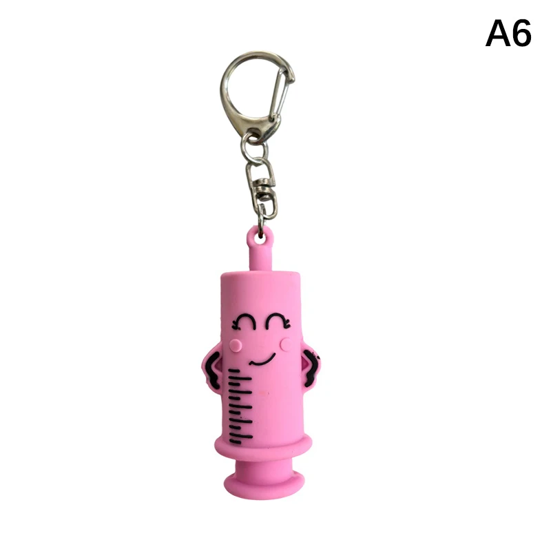 1 STKS PVC Ampul Flesopener Sleutelhanger Spuitvormige Cutter Verpleegkundige Arts Aid Medicatie Flacon Breaker Tool