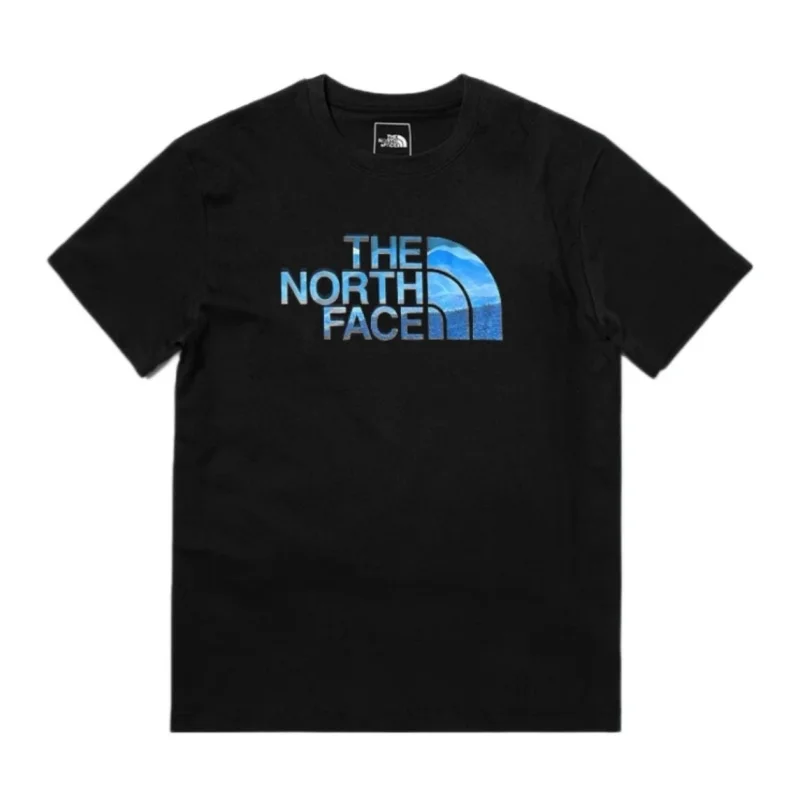 The North Face SS24 Clean Fit Letter Print Outdoor Crew Neck Pullover Short Sleeve T-Shirt, Comfortable & Breathable