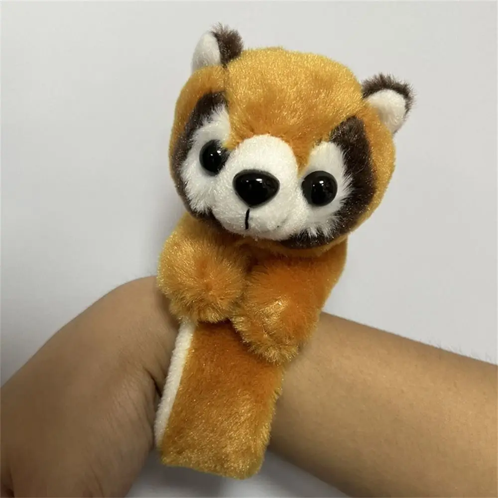 

Gift Jungle Animal Stuffed Animal Wristband Clap Circle Rabbit Bunny Cartoon Slap Bracelet Comfortable