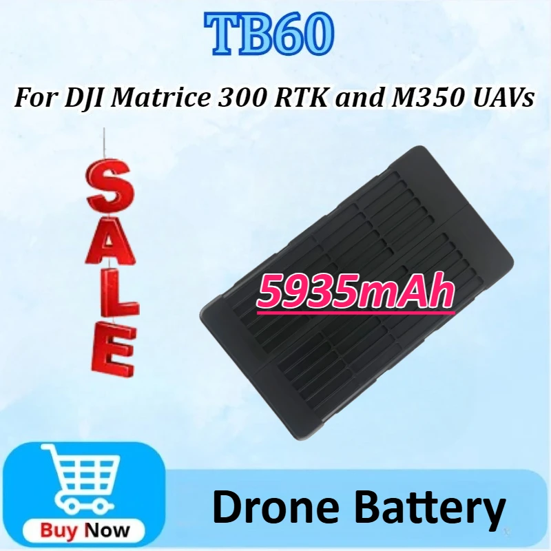 

Upgraded High-Capacity Drone Battery 5935mAh Battery for Matrice 300 RTK M350 UAVs for DJI TB60 Capacity Flight Time 55 Minutes