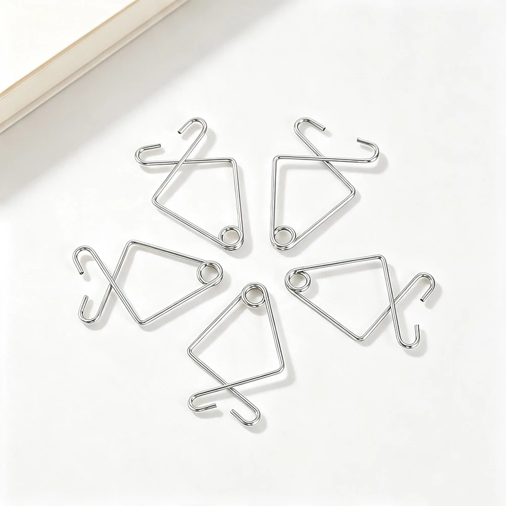 20PCS Drop Ceiling Grid Hooks Metal T-Bar Suspended Ceiling Clips Hanging Hooks for Signs Office Decor Plants, 3.2cm