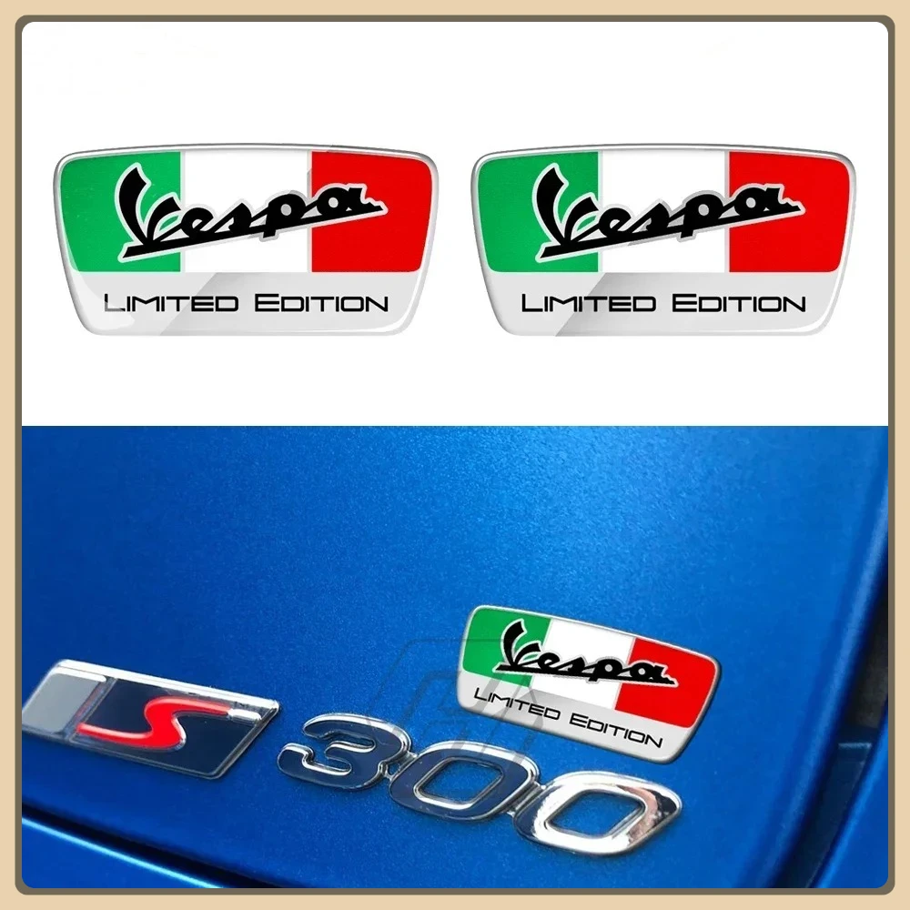 

For Vespa GTS 250 300 300ie Sprint Primavera 50 125 150 Italy Limited Edition Decals 3D Resin Scooter Sticker