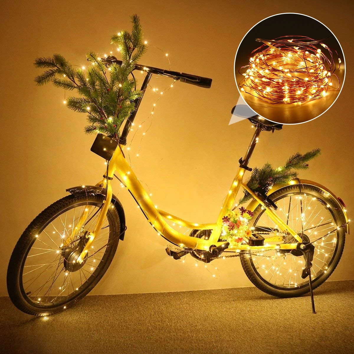 

200Leds Solar String Light Warm Light Outdoor Led String Lights For Christmas Decoration Garden Lighting Solar