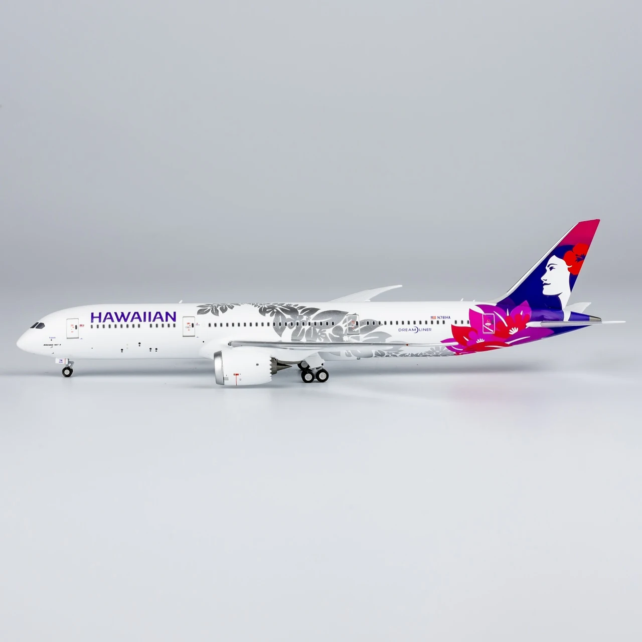 55128 سبيكة تحصيل طائرة هدية NG نموذج 1:400 هاواي الهواء "Dreamliner" بوينغ B787-9 دييكاست طائرة طائرة نموذج N781HA