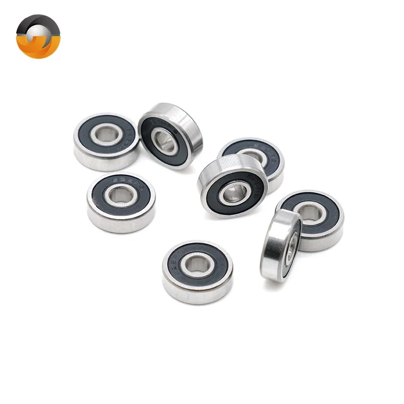 4PCS R4RS  Bearing 6.35 x15.875 x 4.98mm Rubber Seal Ball Bearing R4-2RS