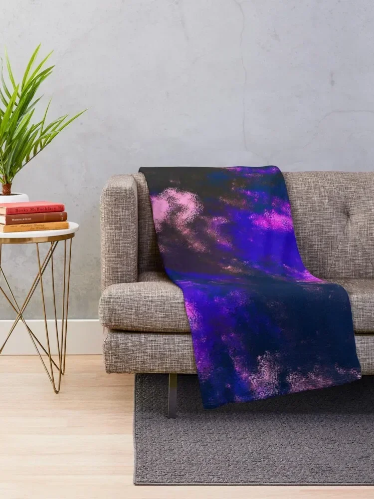 Galactic Splash Throw Blanket Weighted Soft Beds Beautifuls Custom Blankets