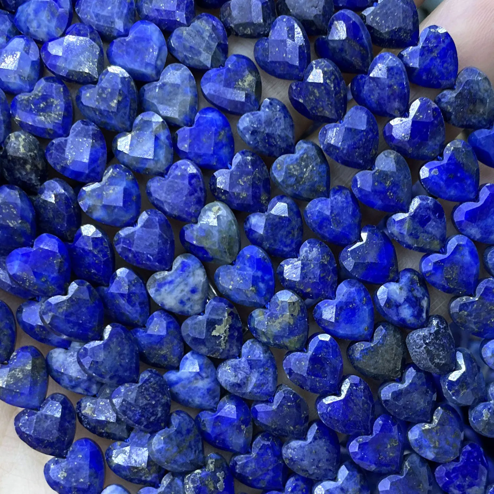 8 mm facettierte Herzperlen aus natürlichem Rhodonit, lose Spacer-Perlen für die Schmuckherstellung, DIY-Ohrringe, Armbänder, Halsketten, Zubehör – Detail 13